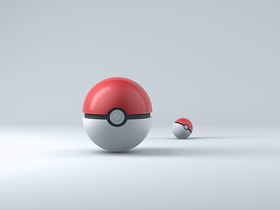 #014 Poke Ball c4d