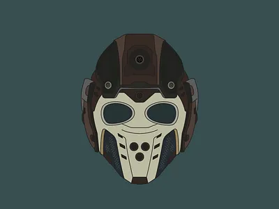 Firebreak black drawing firebreak fireproof head helmet illustration line mask ops specialist vector