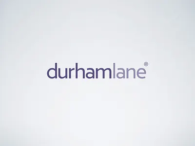 durhamlane Logotype business light logo logotype luxury purple sales trademark typography