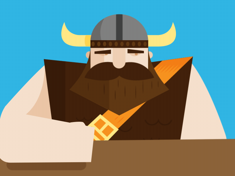 Thirsty Viking beer drinking thirsty viking