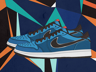 Blue in Cube air blue green nike orange shoes sneakers