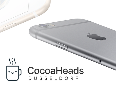 Just created a logo for CocoaHeads Düsseldorf apple cocoa cocoaheads event ios logo mug