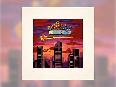 One Fantastic Car! andrew kolb fantastic four fantasticar illustration kolbisneat marvel planet pulp