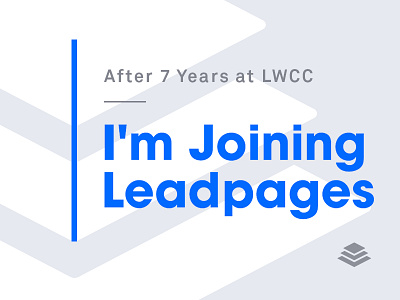 I'm Joining Leadpages branding career interactive design leadpages marketing startup web design