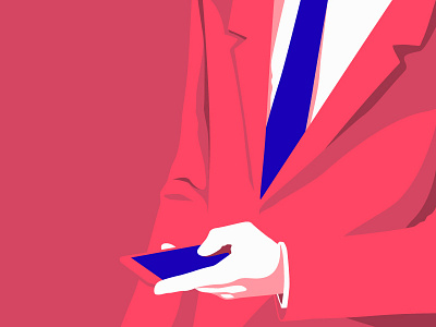 Business Guy business colors flat illustration shades