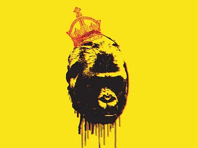 Authority authority black crown culture gorilla money power red royalty rule yellow