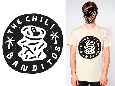 The Chili Banditos beer design illustration shirt