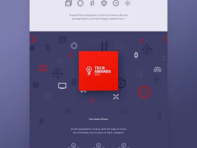 Tech Awards icon / logo design design electronics icon innovation lamp line tech tech awards technology