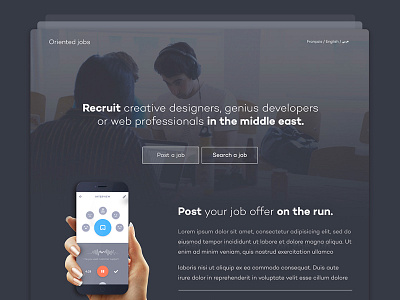 Jobboard Landing Page Preview board design homepage job jobboard jobs landing page landing page