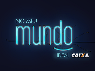 Promo title art direction neon photoshop promo typography