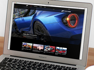 Forzamotorsport.net design forza forzamotorsport user experience ux web