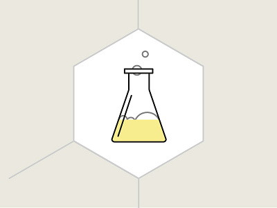 Chemistry icon animation black chemistry design grey icon vector white yellow