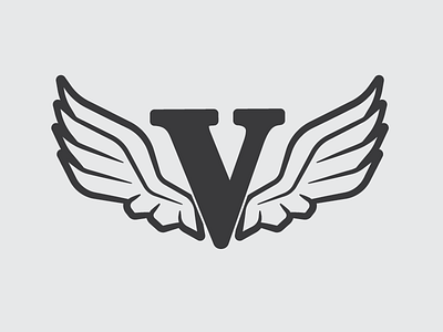 Mascot/Logo Project for Veritas Vanguard letter mascot school sports team v wings