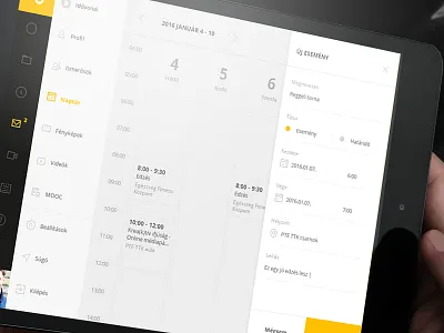CS5 Calendar, add new ewent screen android calendar date erosbalazs ewent ios mobile responsive ui web webdesign website