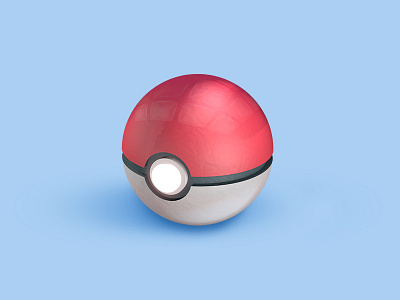 Pokeball 3d cinema 4d fun stuff pokeball pokemon realistic