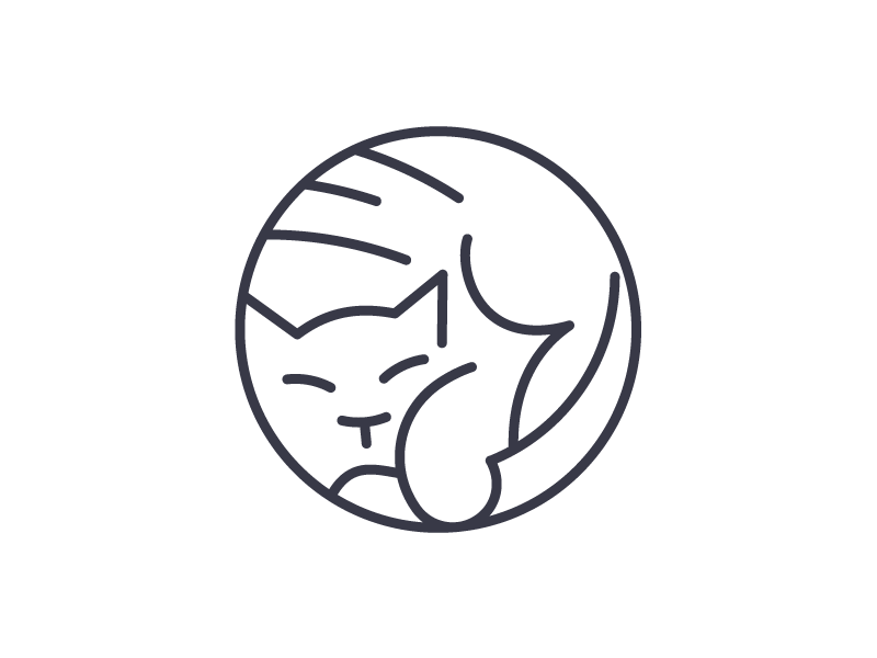 Example of Sleeping cat