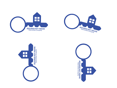 Secured Key House Logo key logo logo design logo dune real estate security