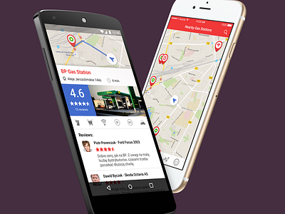 Gas Stations Finder android app appdesign design interface ios iosapp iphone sketch sketchapp ui ux