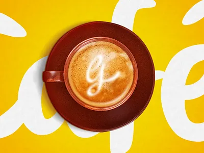 Gênia Café coffee cup genia icon letter