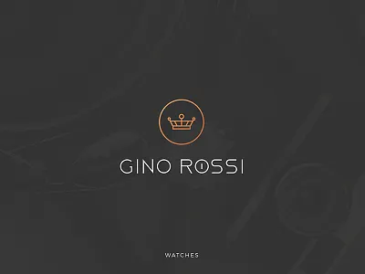 Gino Rossi - Logo vol.1 branding crown identity logo watches
