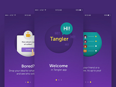 App Concept app coaxsoftware ios welcome screen