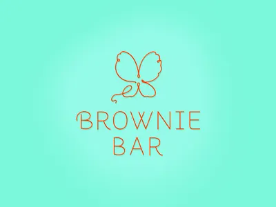 Brow bar_colore brow browbar butterfly orange ribbon