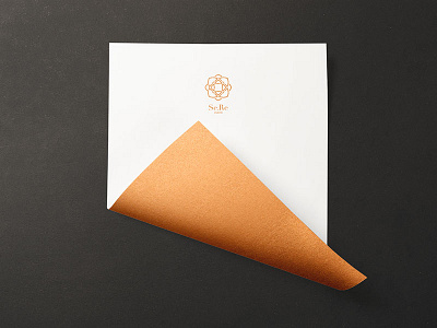 Se.Re art brand branding design elegance foil graphic logo luxury minimalist print visual
