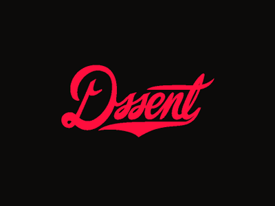 second version branding calligraphy lettering logo typography
