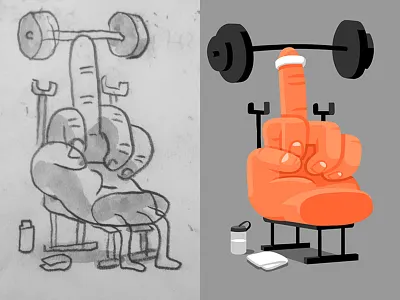 Behind the Scenes!!! illustration sketch vector