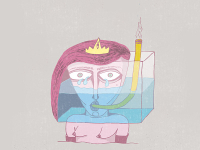 Breath aquarium breath in breathing depression drawing feelings hand drawing illustration ink self development water