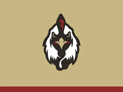 Rooster branding chicken gms logo rooster sports wip