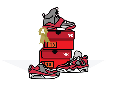 Kicks For Sell illustration kicks sneakers