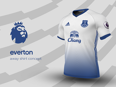 Everton Away Shirt by adidas adidas everton football jersey kit premier league soccer