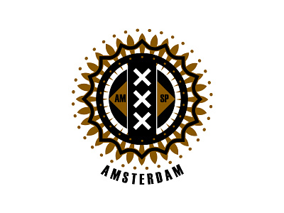 Amsterdam amsterdam print t shirt