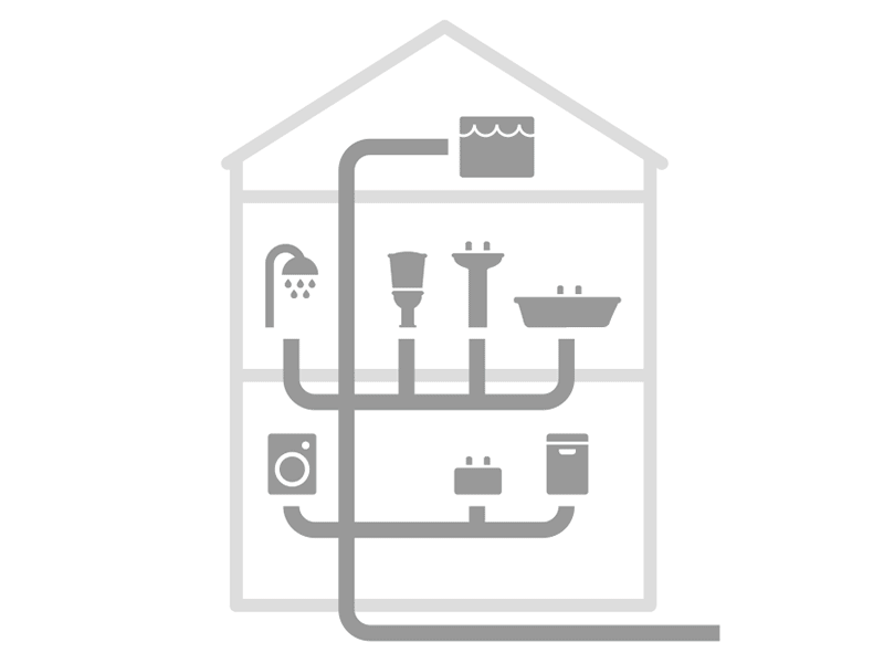 House pipework animation iot product technology ui web