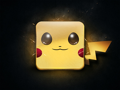 Icon Pikachu pika pikachu pikapika pokemon pokemongo pokemonyellow yellow