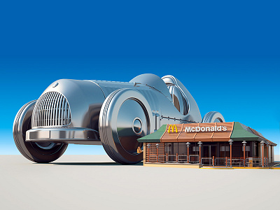 McDonald's - Monopoly advertising art direction cgi illustration mcdonalds monopoly