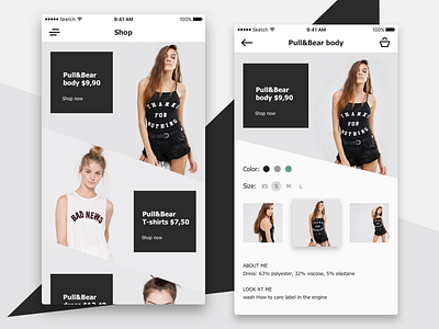 Beauty store / mobile app app ecommerce fashion ios iphone mobile shop ui ux