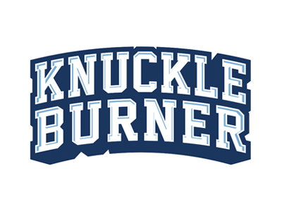 Knuckle Burner Wordmark brand design fire identity illustration logo phoenix sports vector