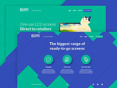 Sumo Screens Website graphic design ui ui design web website