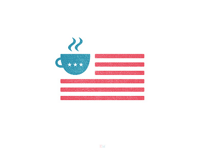 American Coffee america coffee logo mark usa