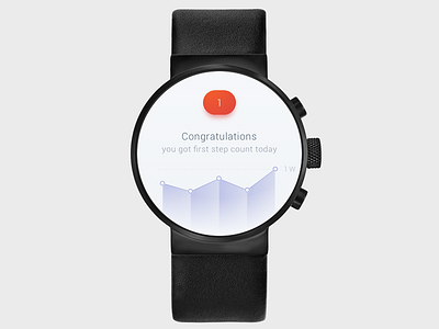 Pedometer chart pedometer smart sport tomoon ui ux watch