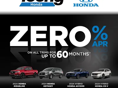 Young Honda_FB ads_OFFER color elevateads graphicdesign layering lighting reflection typography