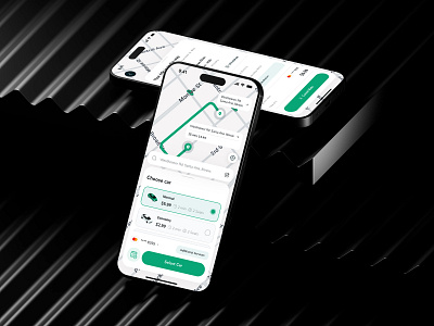 RideEV – Mobile App & Dashboard | Eco Transportation | Passenger admin panel app ui application automotive car case study dashboard eco eco friendly electric vehicle ev green human interface guidelines logistics material design passenger app taxi transportation uber ui