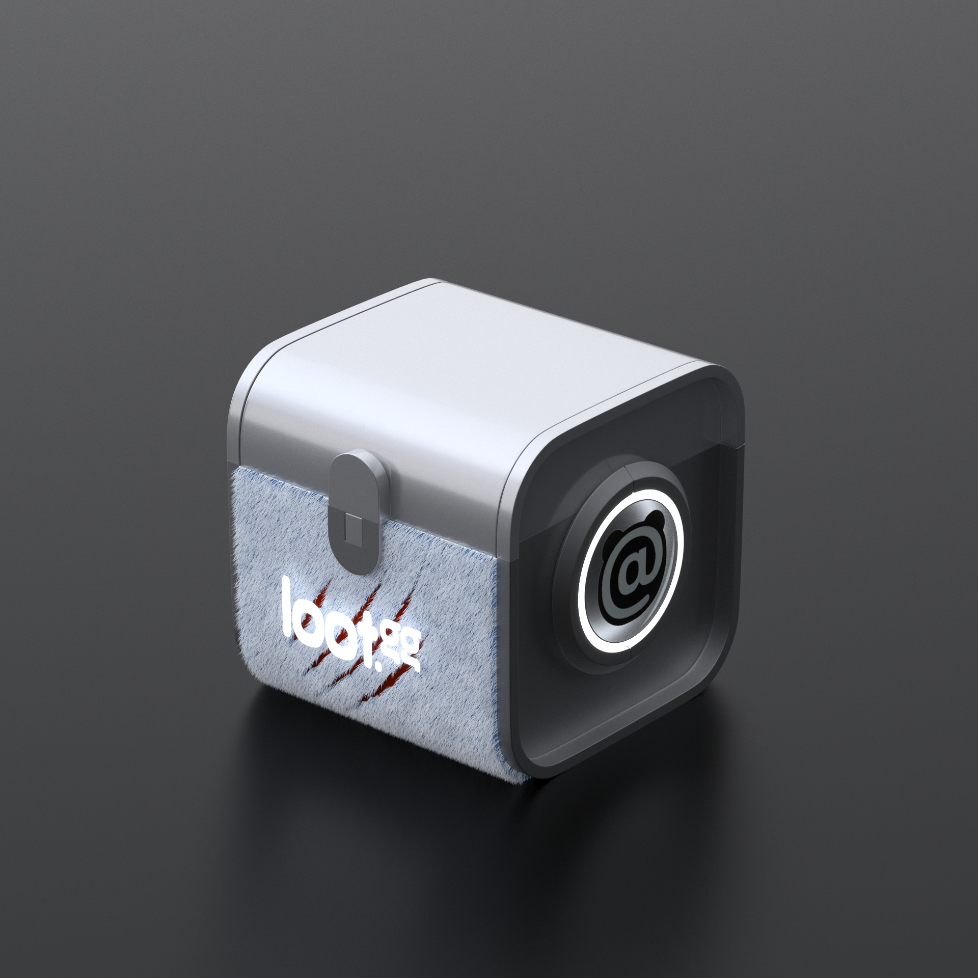 Loot Box big bear 3d branding graphic design