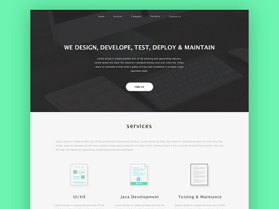 Website design hire us java sketch software testing ui ux website