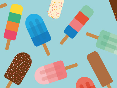 Lollies graphic ice ice cream lollies lolly pop shot summer tech ui ux web