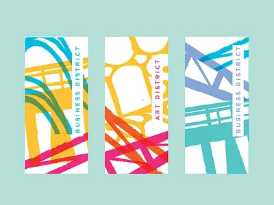 Banners banners city destination districts