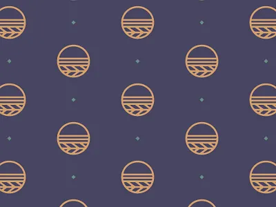 Baskets for Days basket branding crest identity logo mark pattern picnic