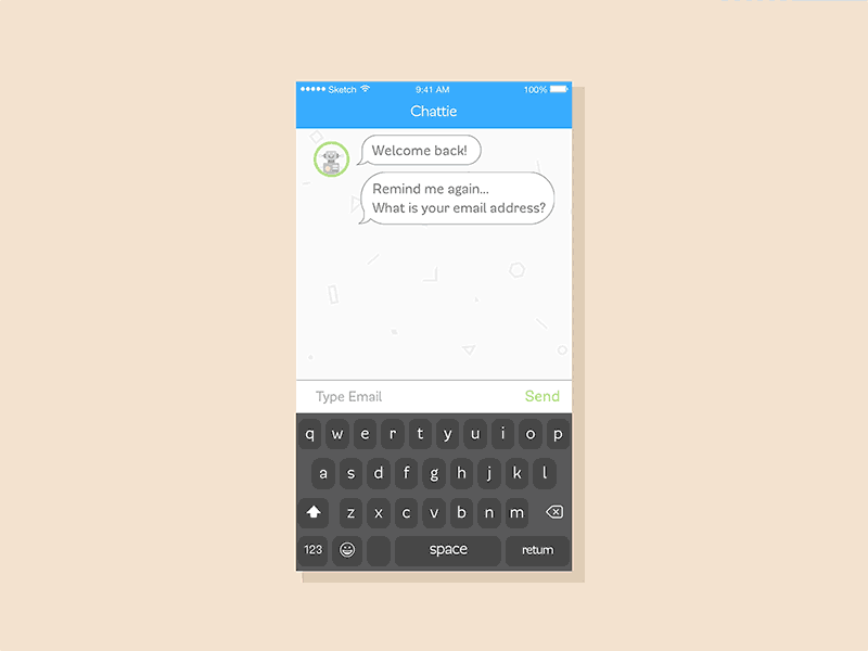 Daily UI #001 - Sign In chat chatbot dailyui sign in ui design user interface design